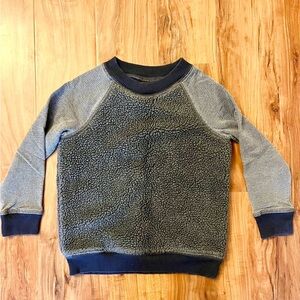 Men's Gray Sherpa Sweater